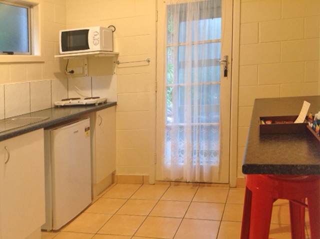 kitchen facilities available in all units